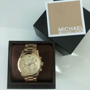Michael Kors gold stainless steel watch